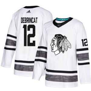 Chicago Blackhawks Trikot #12 Alex DeBrincat Weiß 2019 All-Star Game Parley